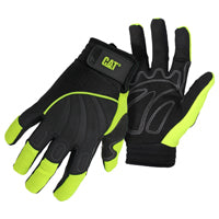 GLOVES HI-VIS SYN PALM UTL MED