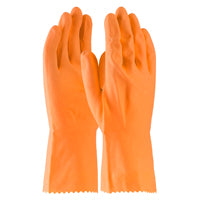 MCR Safety C5430-L Stripping Gloves, Heavy-Duty, L, 12 in L, Straight Thumb, Scalloped Cuff, Latex/Neoprene