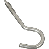 National Hardware 2153BC Series N220-814 Screw Hook, 1/4 in Opening, 4-1/4 in L, Stainless Steel, Zinc