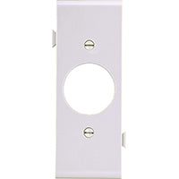 Eaton Wiring Devices STC7W Sectional Wallplate, 4-1/2 in L, 2-3/4 in W, 1 -Gang, Polycarbonate, White, High-Gloss