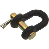 SpeeCo S49030300 Utility Clevis, 2000 lb Working Load, 1-1/4 in L Usable, Powder-Coated