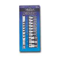 Vulcan TS1010S-P Socket Set, Chrome Vanadium Steel, Chrome