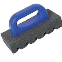 Marshalltown 840 Rubbing Brick, 1 in Thick Blade, 20 Grit, Silicone Carbide Abrasive