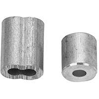 Campbell B7675444 Cable Ferrule and Stop Set, 3/16 in Dia Cable, Aluminum