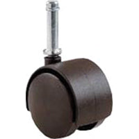 Shepherd Hardware 9674 Swivel Caster, 2 in Dia Wheel, Nylon Wheel, Black, 75 lb