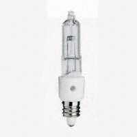 Feit Electric BPQ100/CL/MC Halogen Bulb, 100 W, Candelabra E11 Lamp Base, T4 Lamp, 3000 K Color Temp