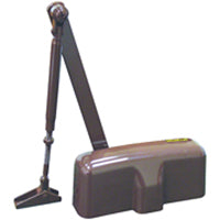 ProSource C101-BH-SA-BR Door Closer, Non-Handed Hand, Automatic, Aluminum, Brown, 85 lb