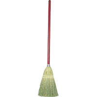 BIRDWELL 9301-12 Toy Broom, Corn/Sotol Fiber Bristle, Wood Handle