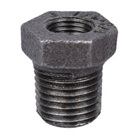 Prosource 35-1/4X1/8B Pipe Bushing, 1/4 x 1/8 in, MIP x FIP, Malleable Iron, SCH 40 Schedule, 300 psi Pressure