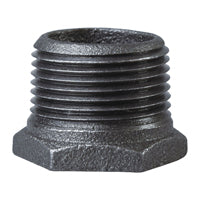 Prosource 35-3/4X1/2B Pipe Bushing, 3/4 x 1/2 in, MIP x FIP, Malleable Iron, SCH 40 Schedule, 300 psi Pressure