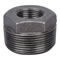 Prosource B241 40X20 Pipe Bushing, 1-1/2 x 3/4 in, MIP x FIP, Malleable Iron, SCH 40 Schedule, 300 psi Pressure