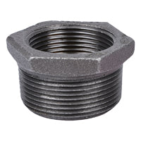 Prosource B241 40X32 Pipe Bushing, 1-1/2 x 1-1/4 in, MIP x FIP, Malleable Iron, SCH 40 Schedule, 300 psi Pressure