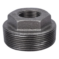 Prosource B241 50X20 Pipe Bushing, 2 x 3/4 in, MIP x FIP, Malleable Iron, SCH 40 Schedule, 300 psi Pressure