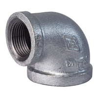 Worldwide Sourcing PPG90R-40X25 Reducing Pipe Elbow, 1-1/2 x 1-1/2 x 1 x 1 in, Threaded, 90 deg Angle, SCH 40 Schedule