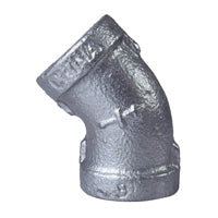 Worldwide Sourcing 4-1/4G Pipe Elbow, 1/4 in, Threaded, 45 deg Angle, SCH 40 Schedule, 300 psi Pressure