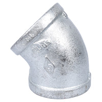 Worldwide Sourcing 4-2G Pipe Elbow, 2 in, Threaded, 45 deg Angle, SCH 40 Schedule, 300 psi Pressure