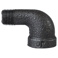 Prosource B92 6 Street Pipe Elbow, 1/8 in, FIP x MIP, 90 deg Angle, Malleable Iron, SCH 40 Schedule, 300 psi Pressure