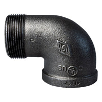 Prosource 6-1-1/2B Street Pipe Elbow, 1-1/2 in, FIP x MIP, 90 deg Angle, Malleable Iron, SCH 40 Schedule