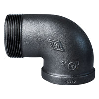 Prosource 6-2B Street Pipe Elbow, 2 in, FIP x MIP, 90 deg Angle, Malleable Iron, SCH 40 Schedule, 300 psi Pressure