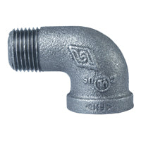 Worldwide Sourcing 6-1/2G Street Pipe Elbow, 1/2 in, Threaded, 90 deg Angle, SCH 40 Schedule, 300 psi Pressure