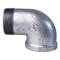 Worldwide Sourcing 6-2G Street Pipe Elbow, 2 in, Threaded, 90 deg Angle, SCH 40 Schedule, 300 psi Pressure