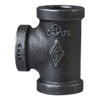 Prosource 11A-1/2B Pipe Tee, 1/2 in, Threaded, Malleable Iron, SCH 40 Schedule, 300 PSI Pressure