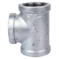 Worldwide Sourcing 11A-1 1/4G Pipe Tee, 1-1/4 in, FIPT, Malleable Steel, SCH 40 Schedule, 300 psi Pressure