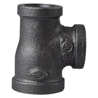 Prosource B130R 20X15X15 Pipe Tee, 1/2 x 3/4 x 1/2 in, Threaded, Malleable Iron, SCH 40 Schedule, 300 PSI Pressure