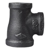 Prosource B130R 25X20X20 Pipe Tee, 3/4 x 1 x 3/4 in, Threaded, Malleable Iron, SCH 40 Schedule, 300 PSI Pressure