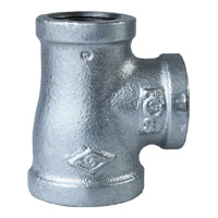 Worldwide Sourcing PPG130R-25X20X20 Pipe Tee, 1 x 3/4 x 3/4 in, FIPT, Malleable Steel, SCH 40 Schedule, 300 psi Pressure