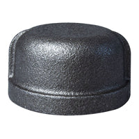 Prosource B300 40 Pipe Cap, 1-1/2 in, Threaded, Malleable Iron, 40 Schedule, 300 psi Pressure