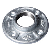 Worldwide Sourcing 27-11/2G Floor Flange, 1-1/2 in, 4.6 in Dia Flange, FIP, 4-Bolt Hole, 0.89 in L Through Bore