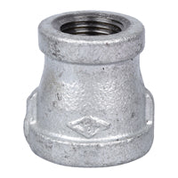 Worldwide Sourcing 24-1/2X3/8G Reducing Pipe Coupling, 1/2 x 3/8 in, Threaded, Malleable Steel, SCH 40 Schedule