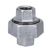 Worldwide Sourcing 34B-1/4G Pipe Union, 1/4 in, Threaded, Malleable Iron, 40 Schedule, 300 psi Pressure